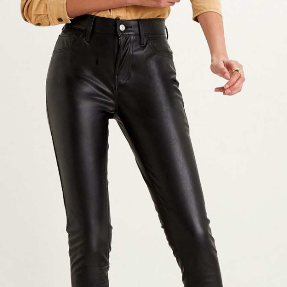 Zara Faux Leather Skinny Jean Size 12